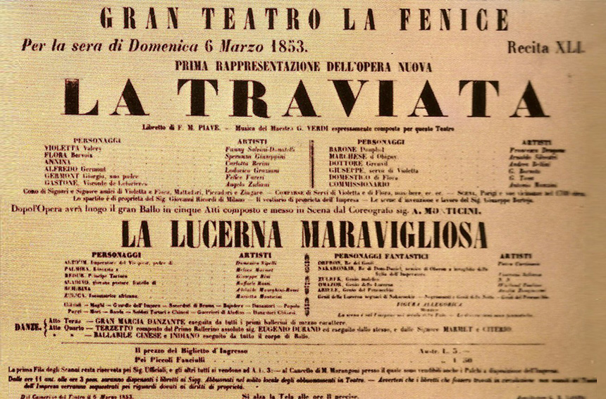La traviata di Verdi la vita di una lorette tra tragedia e passione
